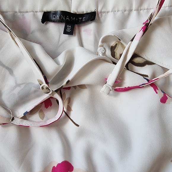 Dynamite Floral Wide Leg Palazzo Pantsuit - Picture 4 of 12